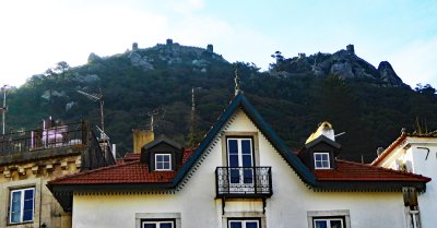 The 8th Century 'Castle of the Moors' overlooking Sintra is now a romantic ruin