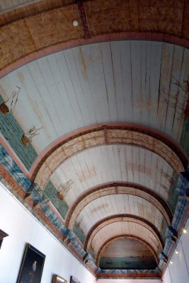 Ceiling in the 'Galleon Room' in the Palace of Sintra