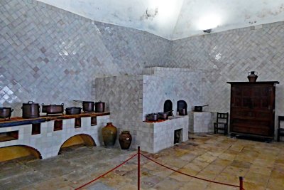 Kitchen in the Palace of Sintra, Portugal