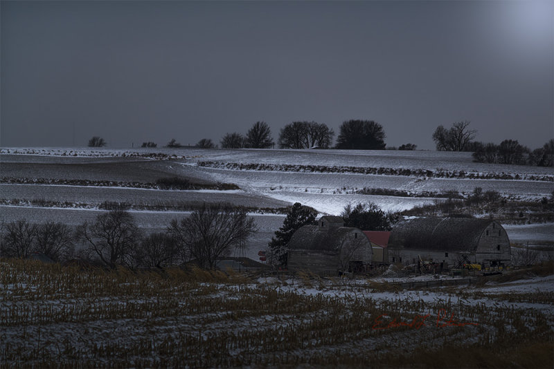 For me there has always been something magical about a winter country night. Get a little moon light with some snow and cold air, and it seems as if everything becomes more intense. The shadows are darker and the snow is lighter and it almost gives you an insight into living in a black and white world.

An image may be purchased at http://edward-peterson.pixels.com/featured/a-winter-country-night-edward-peterson.html?newartwork=true