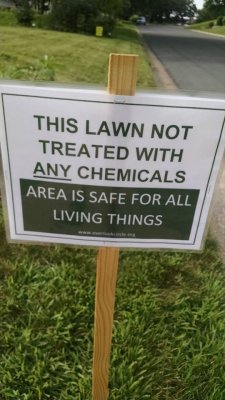 Chemical free yard