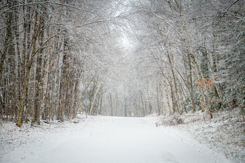 First snowfall of the season