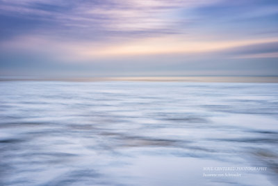 Lake Superior evening mood, abstract