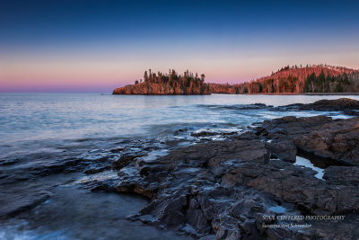 Sunrise colors, Lake Superior