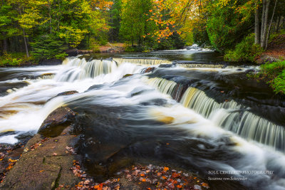 Upper cascades at Bond Falls 3