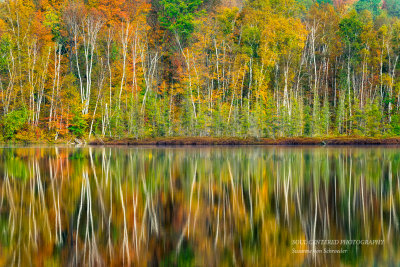 Fall  colors, reflections