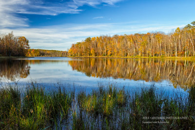 Perch Lake, fall reflections