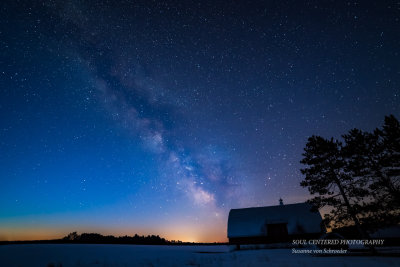 Milky Way at crack of dawn