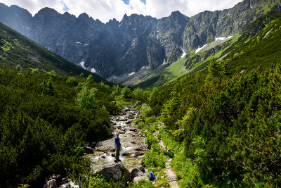 Alex, Javorova Valley belongs to us! Behind Javorove stity with the highest Maly Javorovy stit 2380m on the left, Tatra NP 