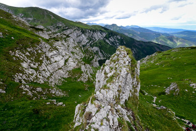 Looking towards Mietusia Valley from Malolaczniak ascend, Czerwone Wierchy, Tatra NP