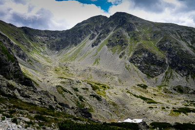 View of Pachola 2167m over Vrace - Upper Hlboka Valley, Tatra NP 
