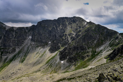 View of Banikov 2178m over Spalena Valley from Spalena 2083m, Tatra NP 