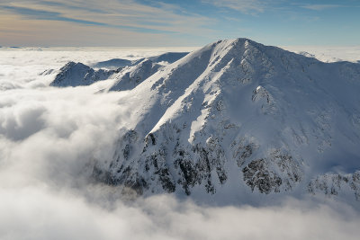 Jakubina 2194m from the summit of Starorobocianski Wierch 2176m, Tatra NP