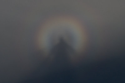 Self-portrait, Brocken spectre, Konczysty Wierch 2002m, Tatra NP