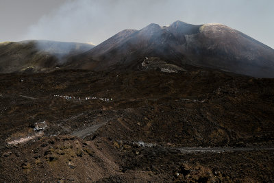 Mount Etna - the central craters 3340m, Etna NP