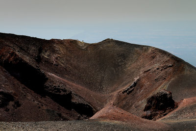 Mount Etna - the new crater from 2003 near Torre del Filosofo 2920m , Etna NP