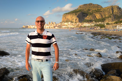 Myself, Cefalù Beach