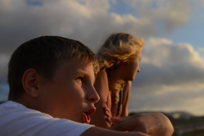 Aneta and Alex, Cefalù Beach at Sunset
