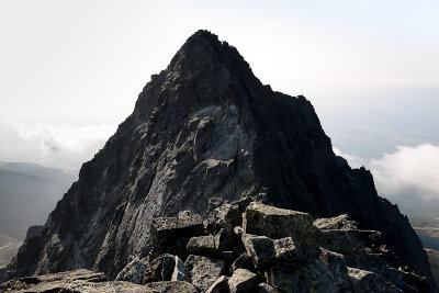 Looking towards Gerlach Peak 2655m from Zadný Gerlach 2616m (Martin's climbing route), Tatra NP