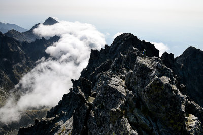 SE view from the summit of Gerlach Peak 2655m, Tatra NP