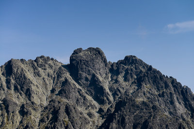 Bradavica 2476m close up from Velická Valley, Tatra NP
