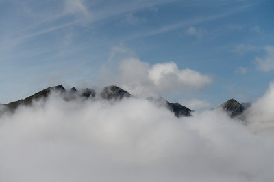 West Tatras ridge between Pachola 2167m and Salatin 2048m on the right, Tatra NP 