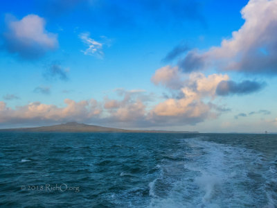 Leaving Rangitoto Island