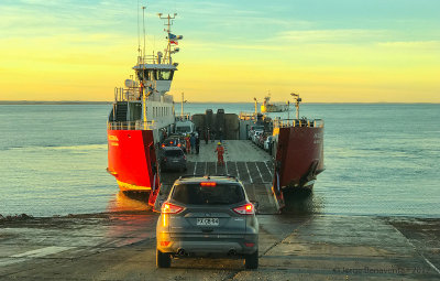 Cruce de Tierra del Fuego por Punta Delgada