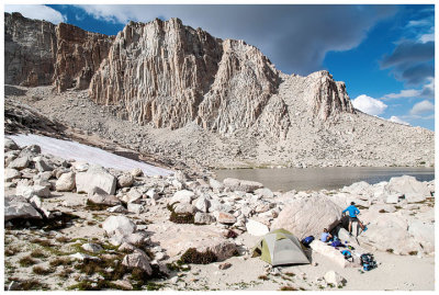 High Lake campsite