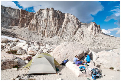 High Lake campsite