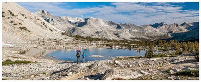 Pretty alpine lake