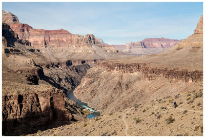 Colorado River and canyon view