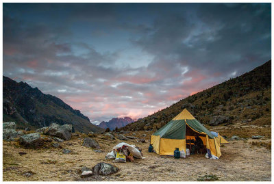 Campsite sunrise