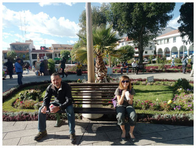 Post trek eats in Huaraz