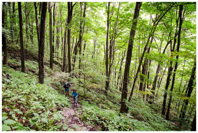 On the trail to Southwest Hunter