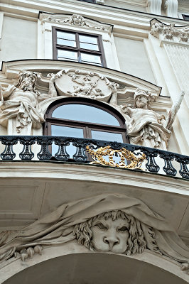 Lion And Atlantes Of Hofburg