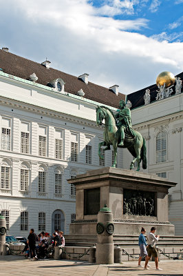 Statue Of Joseph II In Josephsplatz