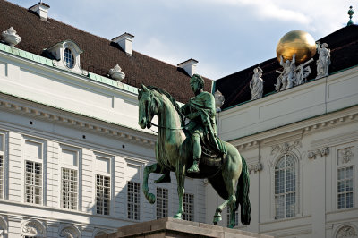 Statue Of Joseph II In Josefsplatz