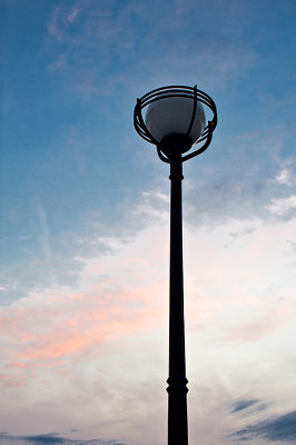 Tall Lantern At Sunset