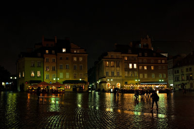 Old Town At Night