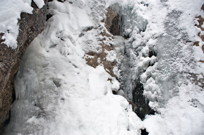 Frozen Siklawica Waterfall