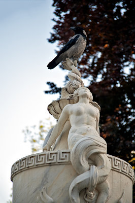 Sculpture And The Crow