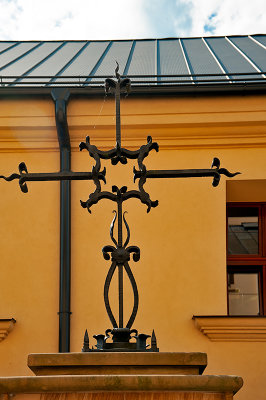 Metal Cross At The Cathedral