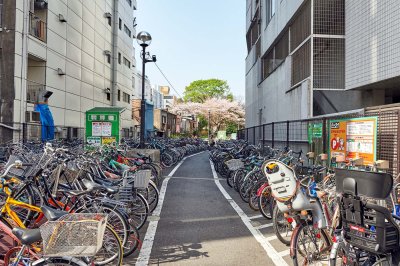 Bicycle park at Shibuya @f8 D700