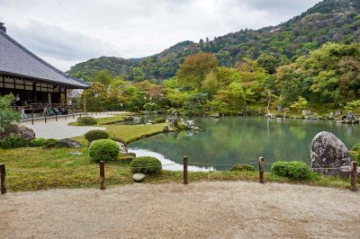 The garden of  Tenryū-ji in Kyoto @f5.6 D700