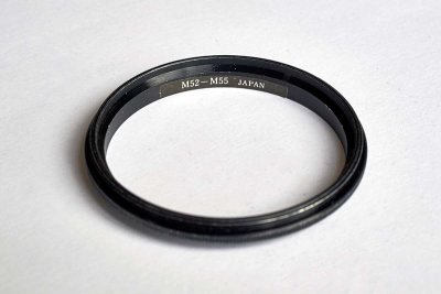 52mm male - 55mm male ring 