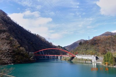 Man made lake in Kurobe