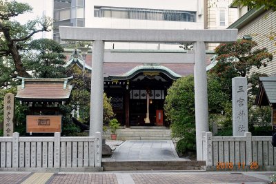 Sannomiya shrine in Kobe