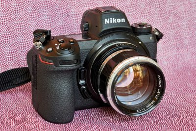 Canon 50mmF/1.2L with Nikon Z7