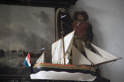 Maassluis, herv gem Groote Kerk visserijbord [011] 2017 4601.jpg